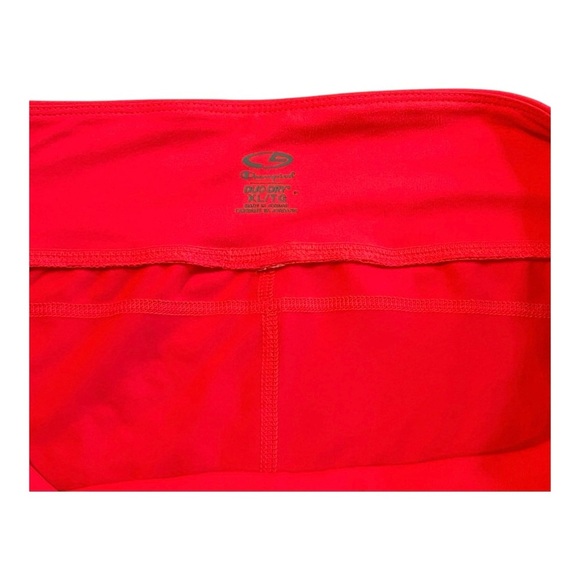 CHAMPION Workout Capris Activewear Comfy Neon Orange/pink Extra Large Like New - Picture 9 of 9
